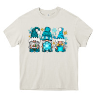 Cream winter gnomies Heavy Core Tee - NancyCooperArtShop