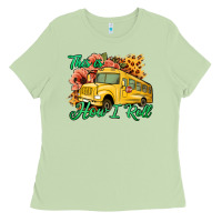 Matcha This is How I Roll Woman Bus Driver Ladies Tee - Jasminsmagicworld