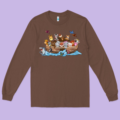 Noahs Ark Long Sleeve Tee Designed By Texasbilliewilder