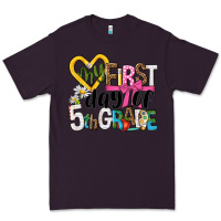 Plum my first day of 5th grade Premium Tee - NancyCooperArtShop