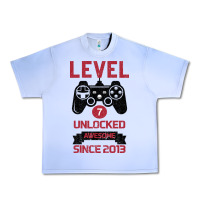 Grape Ice Kids Level 7 Unlocked Awesome Since 2013 Urban Heavy Tee - Bettercallsaul