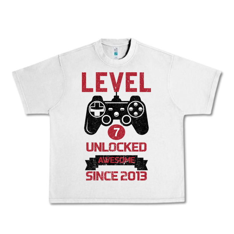 Kids Level 7 Unlocked Awesome Since 2013 Urban Heavy Tee by Bettercallsaul | Teevron
