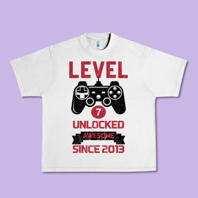 Kids Level 7 Unlocked Awesome Since 2013 Urban Heavy Tee Designed By Bettercallsaul