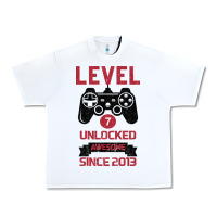 White Kids Level 7 Unlocked Awesome Since 2013 Urban Heavy Tee - Bettercallsaul