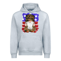 Heather Grey military gnomes boots american flag Urban Hoodie - Artiststas