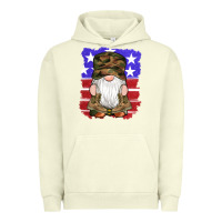 Pigment Pistachio military gnomes boots american flag Urban Hoodie - Artiststas