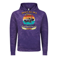 Cloud Purple Vintage 50th Birthday I'm Not Old I'm A Classic Born In 1970 Vintage Hoodie - Bettercallsaul