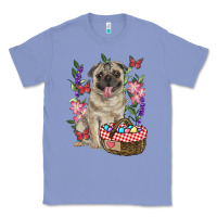 Colony Blue Easter pug Classic Tee - RanaPortraitStore