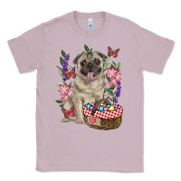Lilac Easter pug Classic Tee - RanaPortraitStore