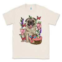 Natural Easter pug Classic Tee - RanaPortraitStore