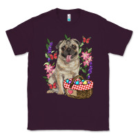 Plum Easter pug Classic Tee - RanaPortraitStore