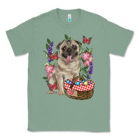 Sage Easter pug Classic Tee - RanaPortraitStore
