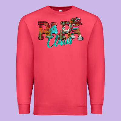 Papa Claus Premium Sweatshirt Designed By Cowhidedigitalart
