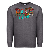 Charcoal Heather Papa Claus Premium Sweatshirt - CowhideDigitalArt