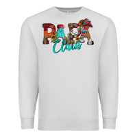 Dove Grey Papa Claus Premium Sweatshirt - CowhideDigitalArt