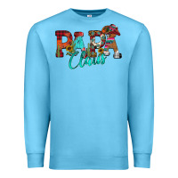 Ocean Blue Papa Claus Premium Sweatshirt - CowhideDigitalArt