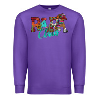 Purple Papa Claus Premium Sweatshirt - CowhideDigitalArt