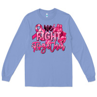 Colony Blue we fight together breast cancer Long Sleeve Tee - RanaPortraitStore
