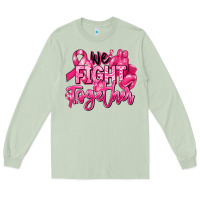 Matcha we fight together breast cancer Long Sleeve Tee - RanaPortraitStore