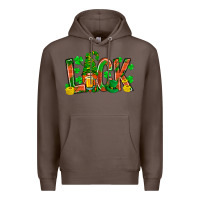 Coffee luck with gnome and beer bbs Premium Hoodie - BundleAndBundleShop