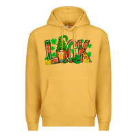 Mustard luck with gnome and beer bbs Premium Hoodie - BundleAndBundleShop