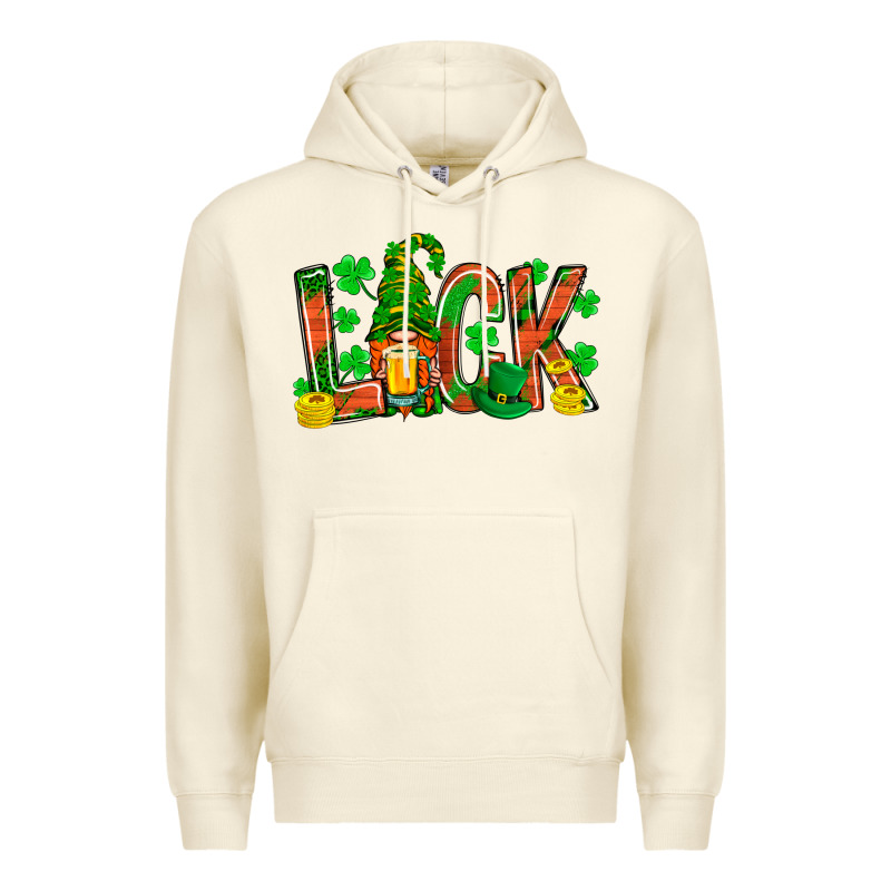 Luck With Gnome And Beer Bbs Premium Hoodie by BundleAndBundleShop | Teevron