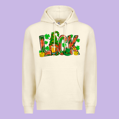 Luck With Gnome And Beer Bbs Premium Hoodie Designed By Bundleandbundleshop