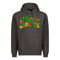 Smoke luck with gnome and beer bbs Premium Hoodie - BundleAndBundleShop
