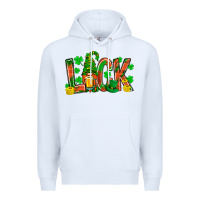 White luck with gnome and beer bbs Premium Hoodie - BundleAndBundleShop