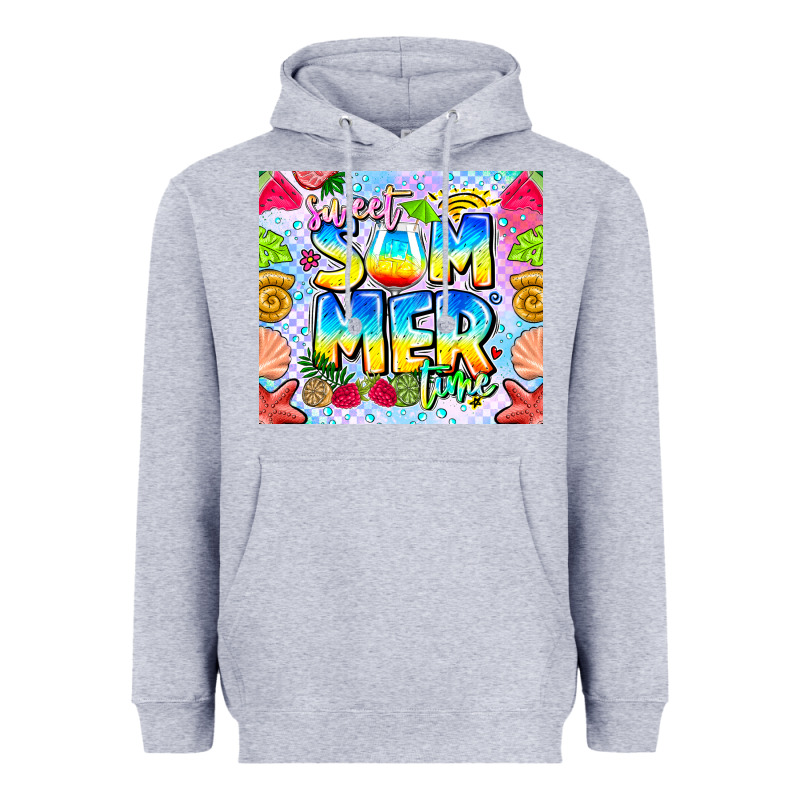 Sweet Summer Time Heavyweight Hoodie by CowhideDigitalArt | Teevron