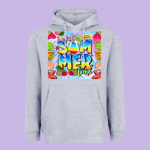 Sweet Summer Time Heavyweight Hoodie Designed By Cowhidedigitalart