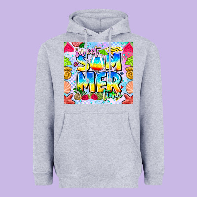 Sweet Summer Time Heavyweight Hoodie Designed By Cowhidedigitalart