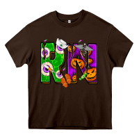 Chocolate Brown halloween rn Heavy Core Tee - NancyCooperArtShop