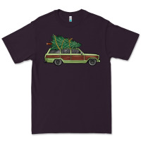 Plum christmas vacation car Premium Tee - MaliasSmallBusiness