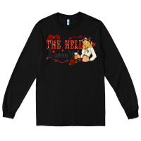 Black the hell i wont with sassy pinup cowgirl Long Sleeve Tee - texasbilliewilder