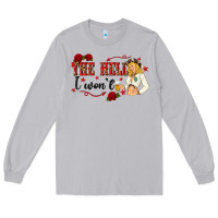 Moon Dust the hell i wont with sassy pinup cowgirl Long Sleeve Tee - texasbilliewilder