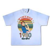Grape Ice Vintage 1980 Original Parts Women 40th Birthday Urban Heavy Tee - Bettercallsaul