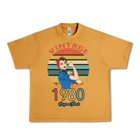 Peanut Butter Vintage 1980 Original Parts Women 40th Birthday Urban Heavy Tee - Bettercallsaul