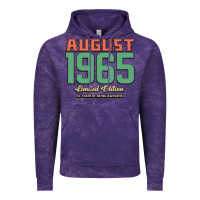 August 1965 Limited Edition 55 Years Of Being Awesome Vintage Hoodie | Teevron