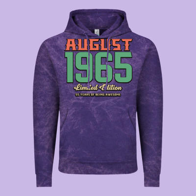August 1965 Limited Edition 55 Years Of Being Awesome Vintage Hoodie Designed By Bettercallsaul