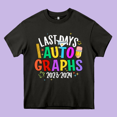 Last Days Auto Graphs Heavy Core Tee Designed By Jahusdesignshop