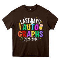 Chocolate Brown last days auto graphs Heavy Core Tee - JahusDesignShop