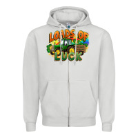 Dove Grey Loads of luck with tractor St. Patricks Day Zipper Hoodie - FaDigitalArtStudio