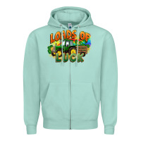 Seafoam Loads of luck with tractor St. Patricks Day Zipper Hoodie - FaDigitalArtStudio