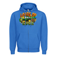 True Royal Loads of luck with tractor St. Patricks Day Zipper Hoodie - FaDigitalArtStudio