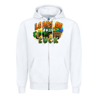 Loads Of Luck With Tractor St. Patricks Day Zipper Hoodie | Teevron