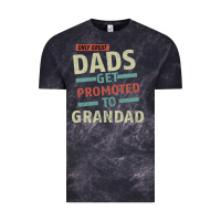 Cloud Black Only Great Dads Get Promoted To Grandad Vintage Tee - Bettercallsaul