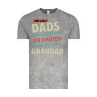Cloud Rock Only Great Dads Get Promoted To Grandad Vintage Tee - Bettercallsaul
