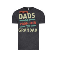 Vintage Black Only Great Dads Get Promoted To Grandad Vintage Tee - Bettercallsaul