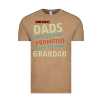 Vintage Coffee Only Great Dads Get Promoted To Grandad Vintage Tee - Bettercallsaul